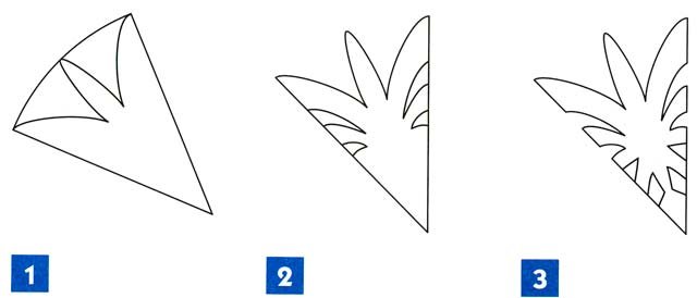 Эскизы снежинок из бумаги для вырезания легкие