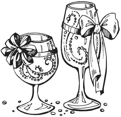 Фужер рисунок