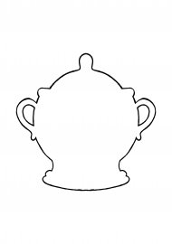 Трафареты посуды для росписи