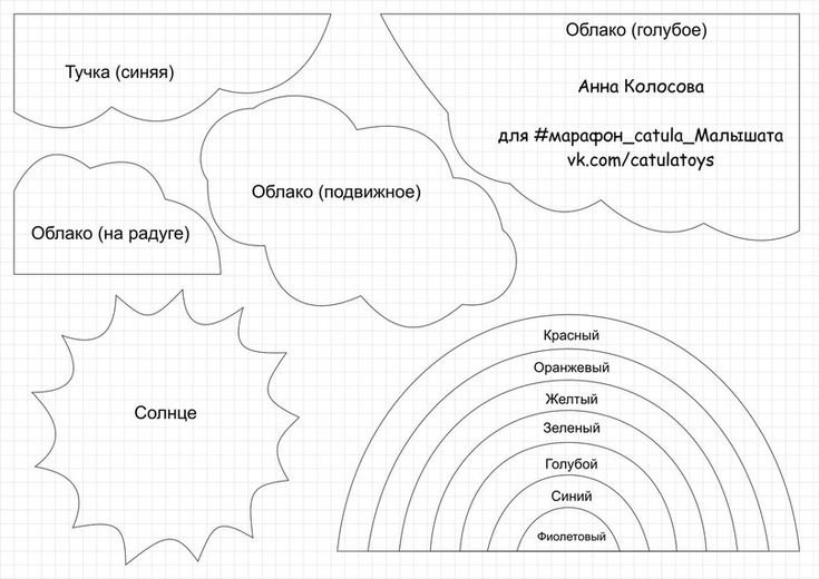 Выкройки для развивающей книги