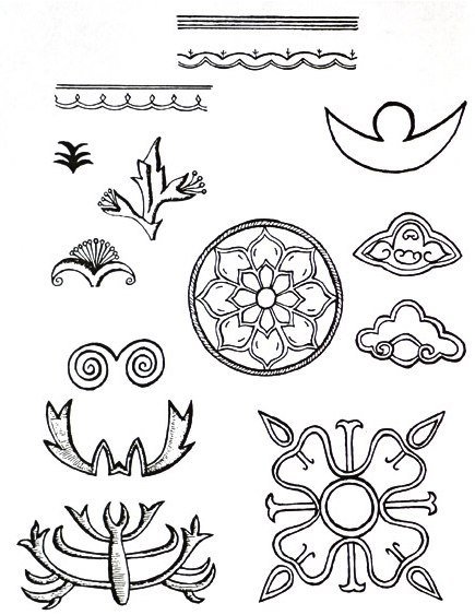 Калмыцкий национальный орнамент