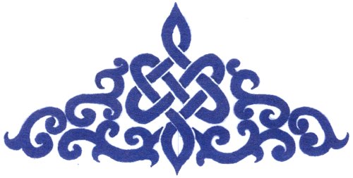 Бурятский молоточный орнамент