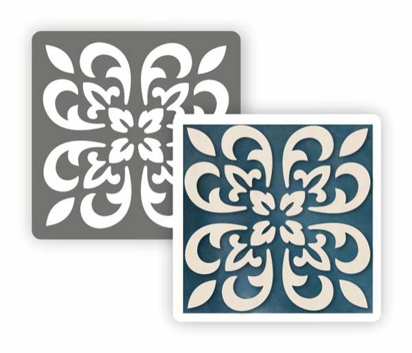 Трафарет для плитки