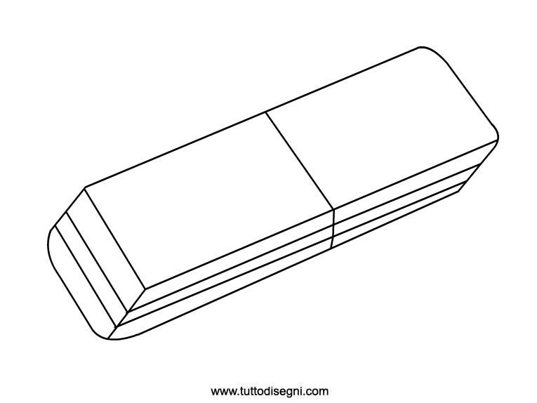 Стирательная резинка раскраска