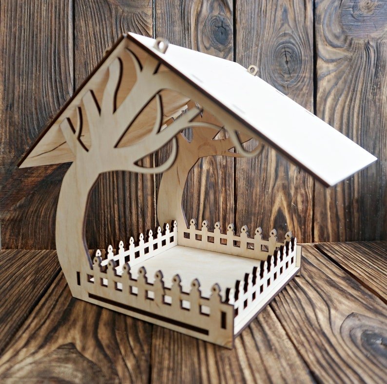 Кормушка для птиц лазерная резка