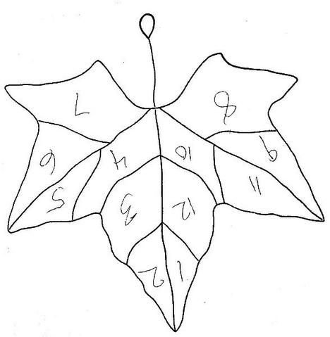 Лекало для витража