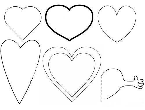 Сердечко шаблон