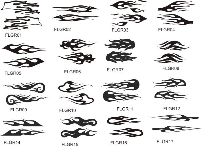 Векторные наклейки на авто