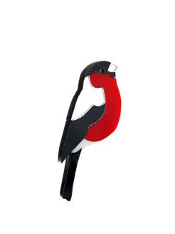 Трафареты для брошки Снегирь