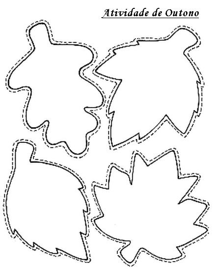 Листья трафарет для вырезания