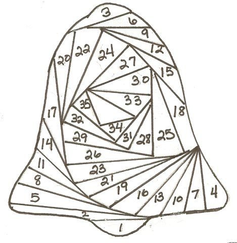 Новогодний Айрис фолдинг