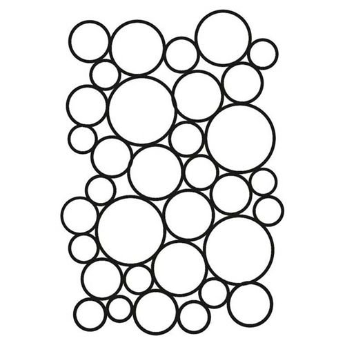 Трафарет пузырьки