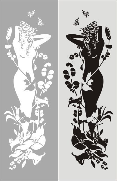 Рисунок для зеркала трафарет