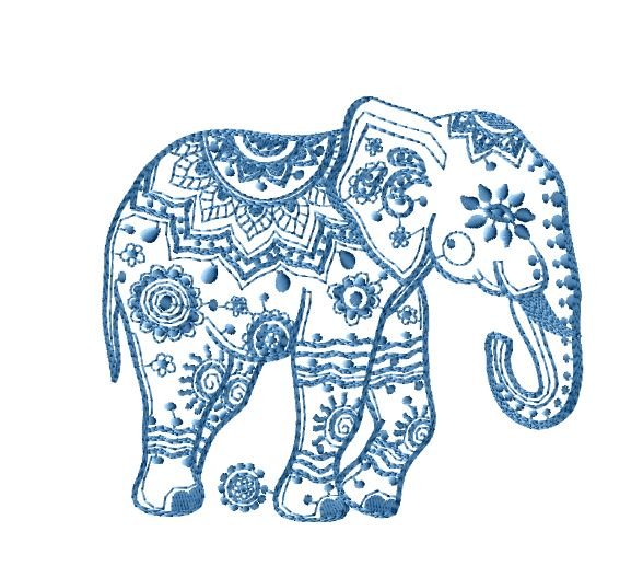 Роспись слоники