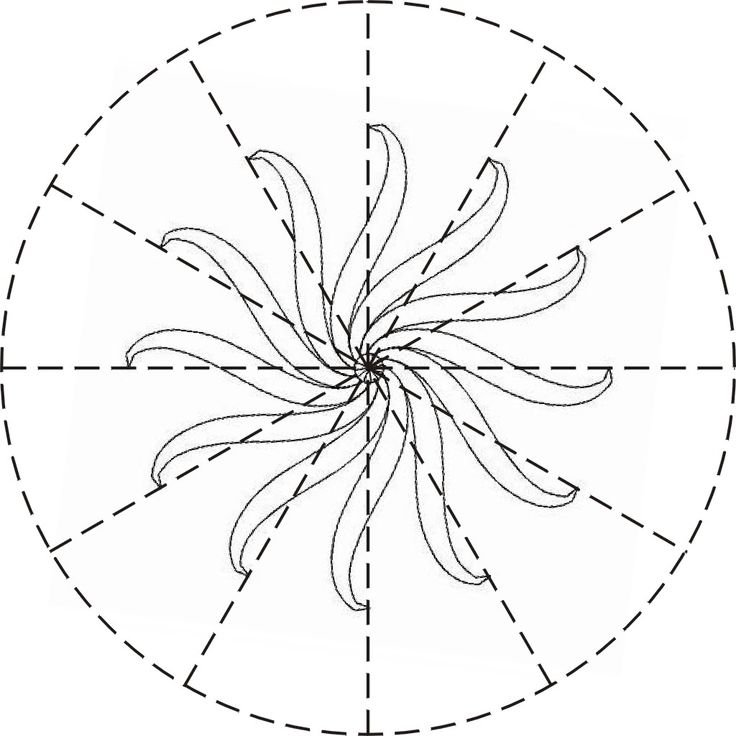 Развертка новогоднего шара