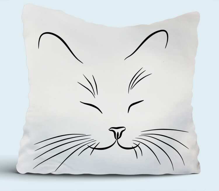 Подушка котик