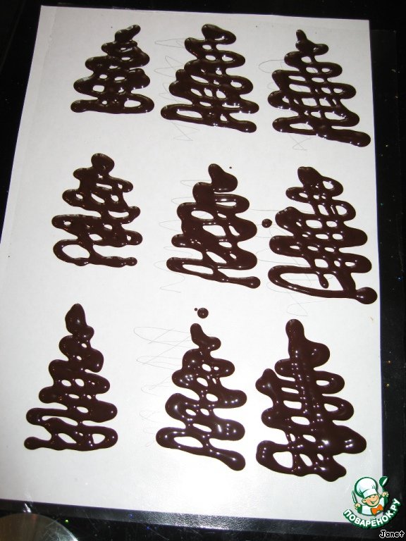 Шоколадные фигурки для торта
