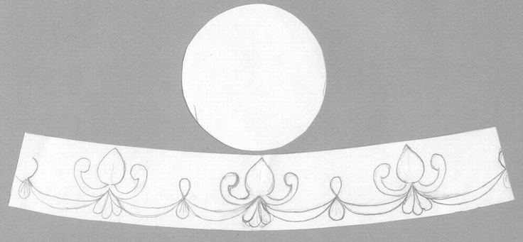 Выкройка татарского головного убора калфак