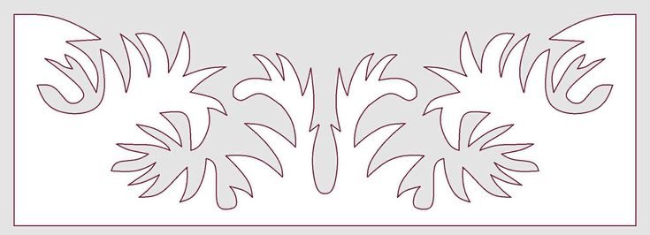 Елочные веточки из бумаги на окна