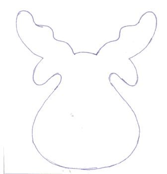 Трафареты для пряников олень