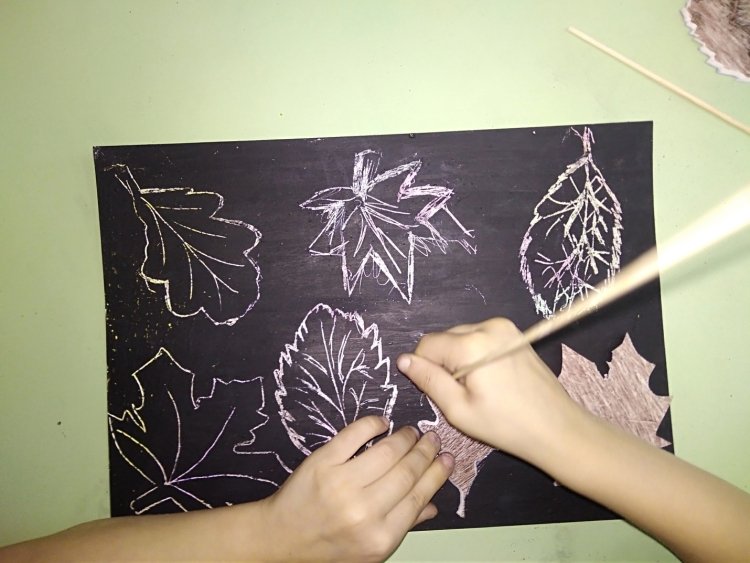 Граттаж техника рисования