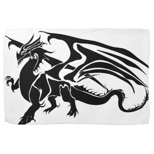 Трафареты драконов