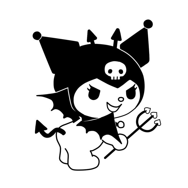 Kuromi раскраска