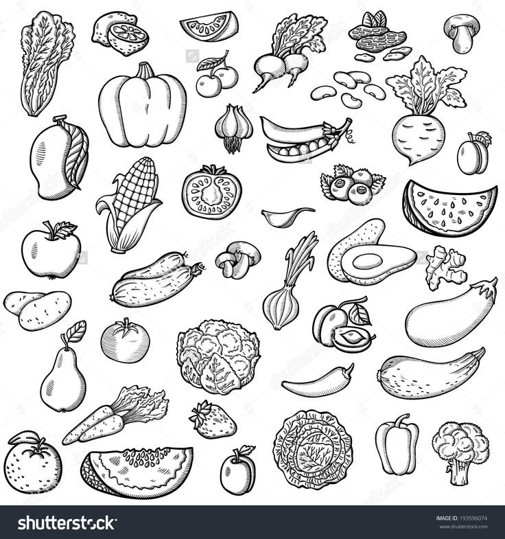 Фрукты для распечатки