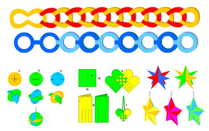 Гирлянда из бумаги