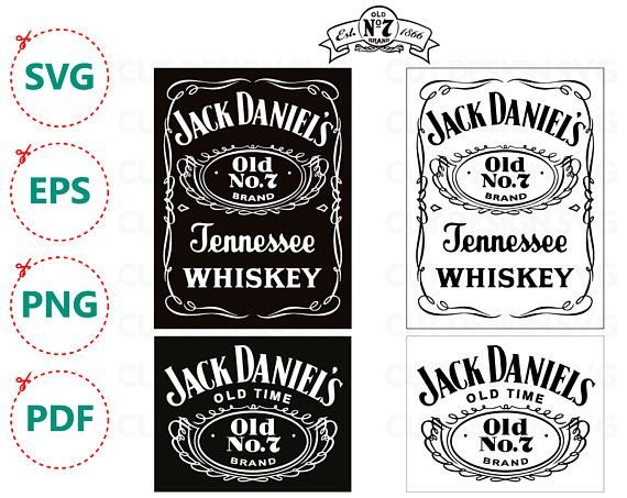 Виски Джек Дэниэлс этикетка