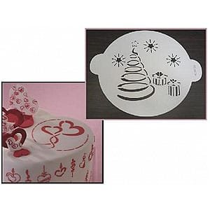 Новогодние трафареты для торта