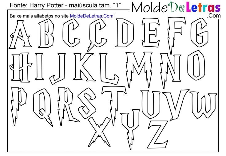 Шрифт в стиле Гарри Поттера