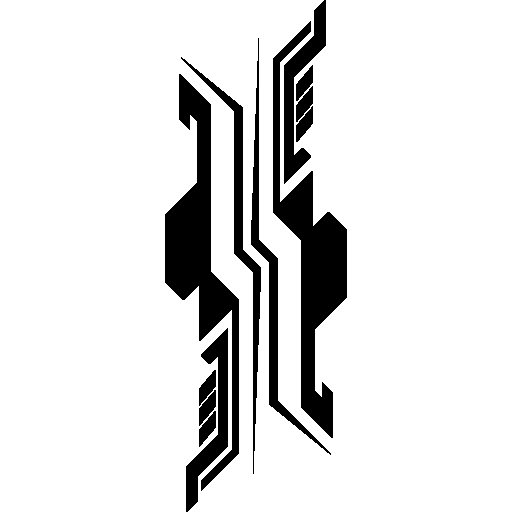 Узоры в стиле киберпанк