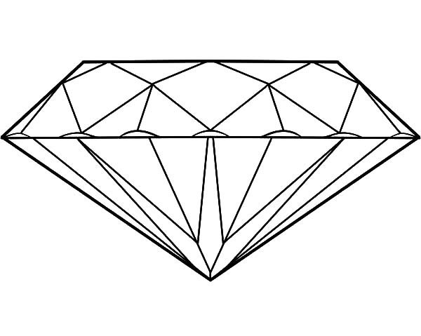 Раскраска драгоценные камни