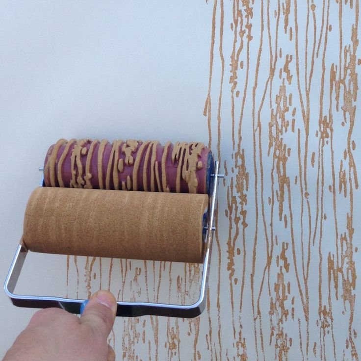 Фактурный валик для покраски стен