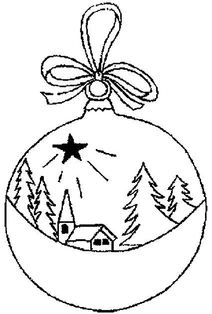 Раскраска новогодние игрушки