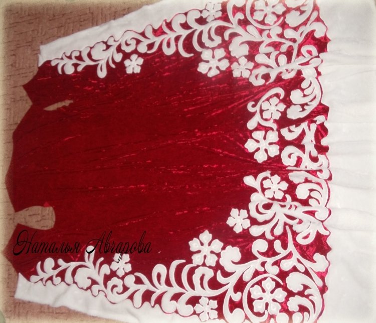 Узор на шубе Деда Мороза