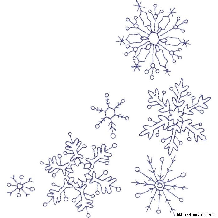 Узоры для снежинок