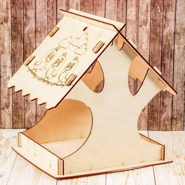 Красивые кормушки из фанеры