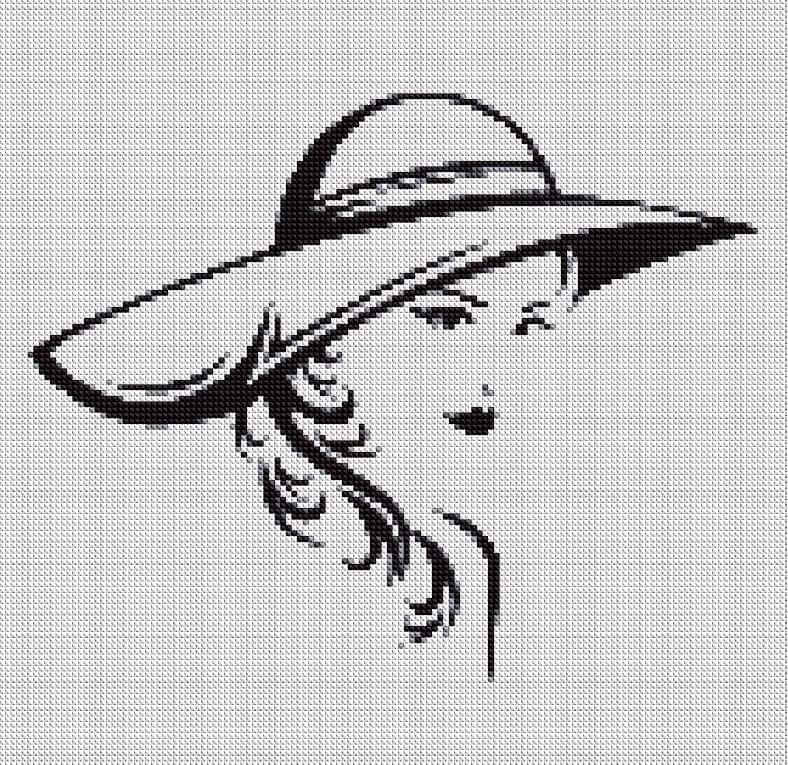 Дама в шляпке