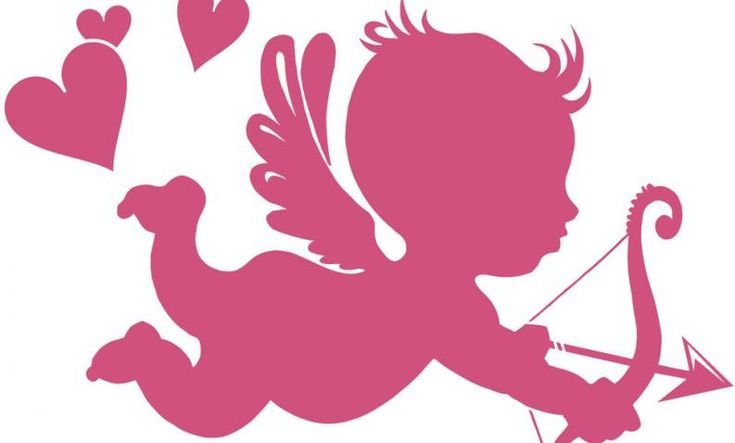 Ангелочки на день Святого Валентина