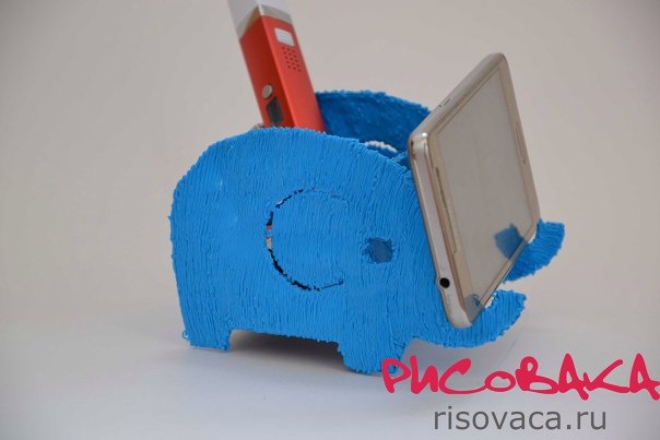 Подставка для телефона 3d ручкой