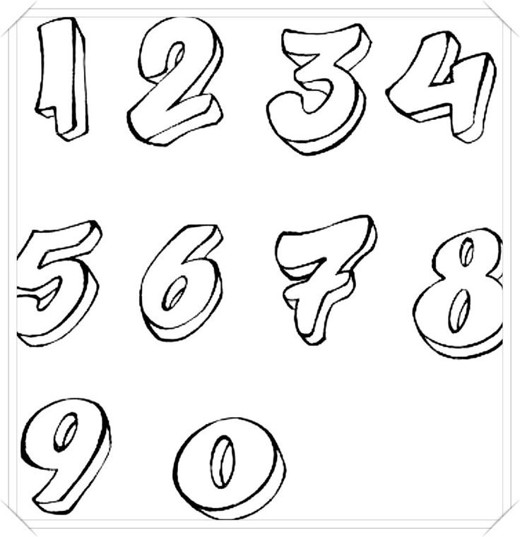 Граффити цифры