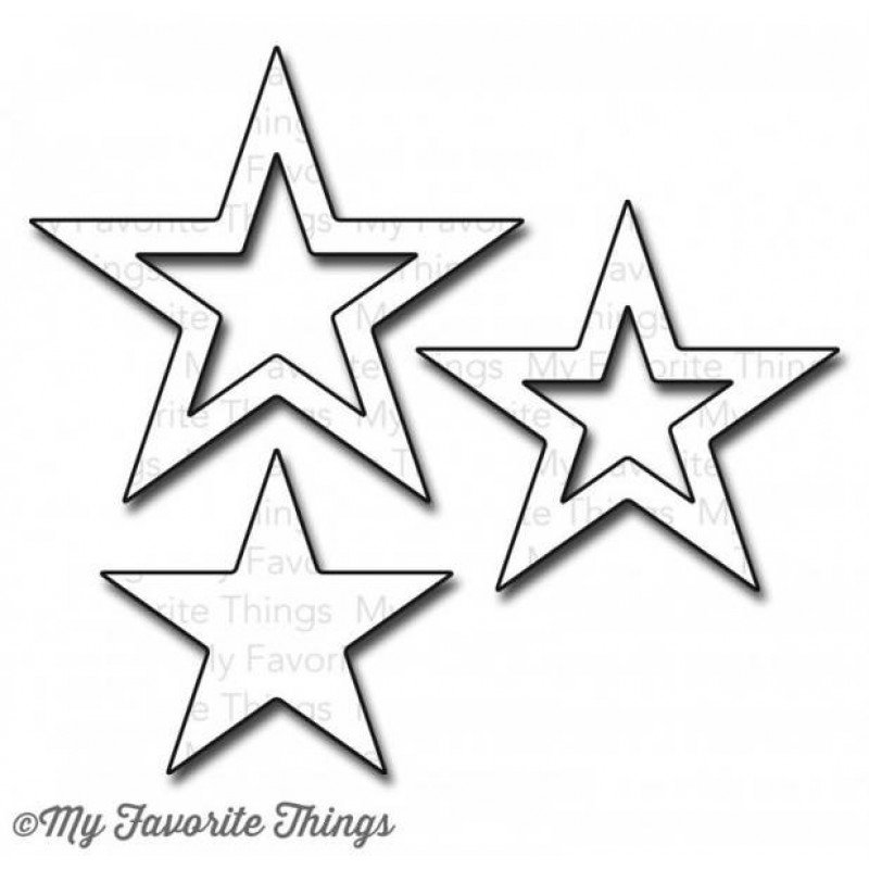 Трафарет Звёздочки