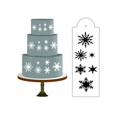 Новогодние трафареты для торта