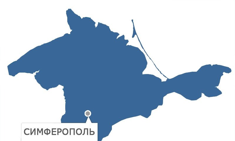 Крымский полуостров контур