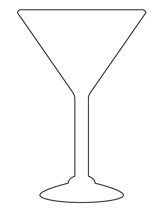 Стакан для коктейля для раскрашивания