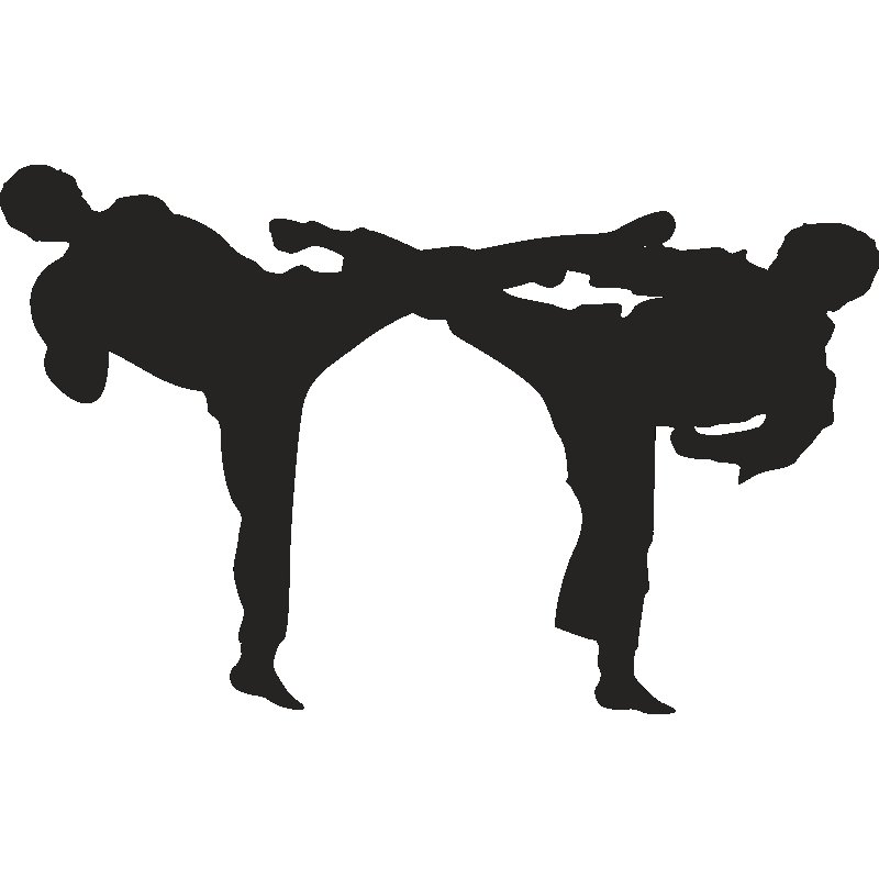 Рукопашный бой силуэт