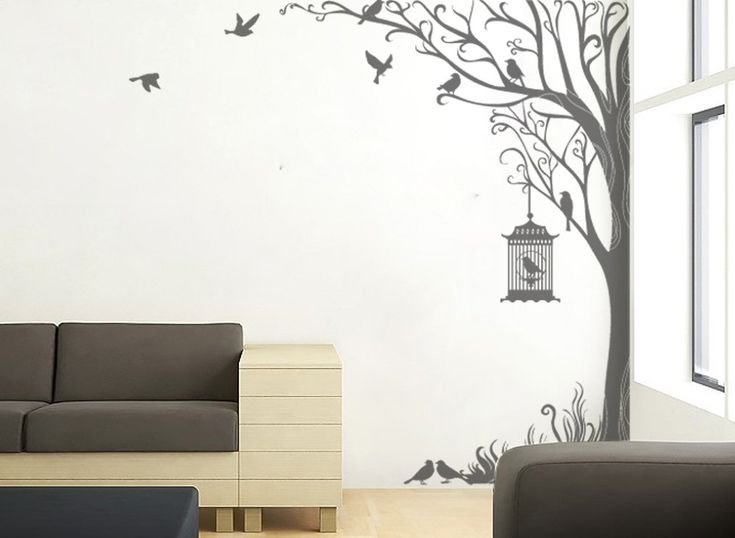 Интерьерные трафареты на стены