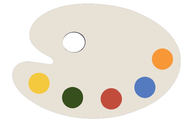 Палитра для красок